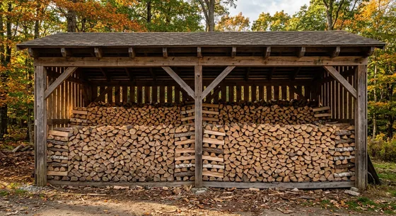Укладка дров в Белоозерском, проспект Каминная, 27